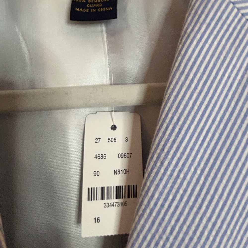 Brooks Brothers Light Blue Women's Blazer, NWT - Picture 4 of 5